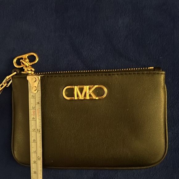 NWT MICHAEL KORS “PARKER” SMALL LEATHER WALLET/CARD & KEY HOLDER•BLACK - Picture 8 of 8